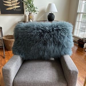 Frontgate Mongolian Fur King Shams